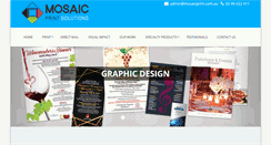 Desktop Screenshot of mosaicprint.com.au
